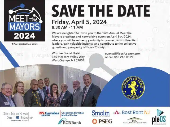 Meet the Mayors Breakfast 2024 – Friday, April 5th, 2024 – 8:30-11:00AM